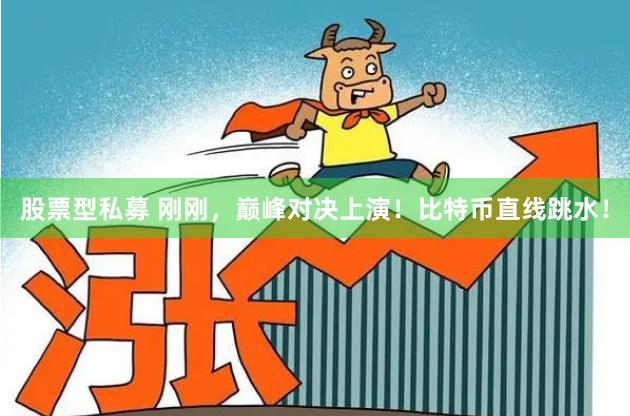 股票型私募 刚刚，巅峰对决上演！比特币直线跳水！