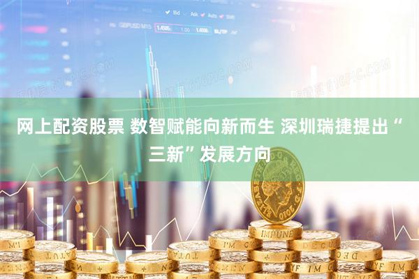 网上配资股票 数智赋能向新而生 深圳瑞捷提出“三新”发展方向
